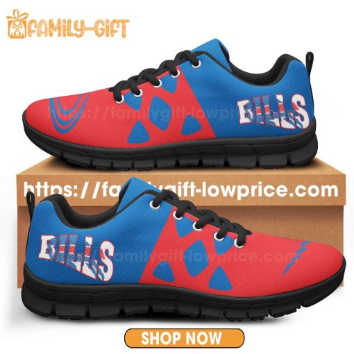 Buffalo Bills Shoes NFL Shoe Gifts for Fan – Bills Best Walking Sneakers for Men Women
