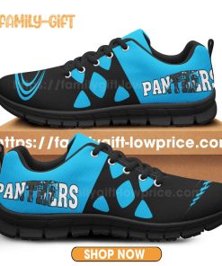 Carolina Panthers Shoes NFL Shoe Gifts for Fan – Panthers Best Walking Sneakers for Men Women