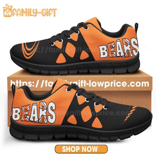 Chicago Bears Shoes NFL Shoe Gifts for Fan – Bears Best Walking Sneakers for Men Women