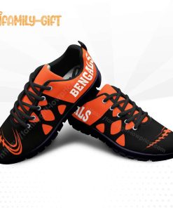 Cincinnati Bengals Shoes NFL Shoe Gifts for Fan Bengals Best Walking Sneakers for Men Women 1