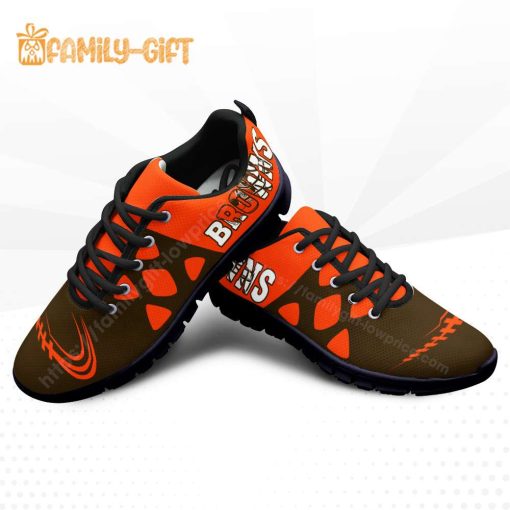 Cleveland Browns Shoes NFL Shoe Gifts for Fan – Browns Best Walking Sneakers for Men Women