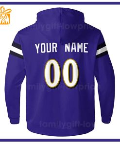 Custom NFL Hoodie Baltimore Ravens Hoodie Mens & Womens - Gifts for Football Fans