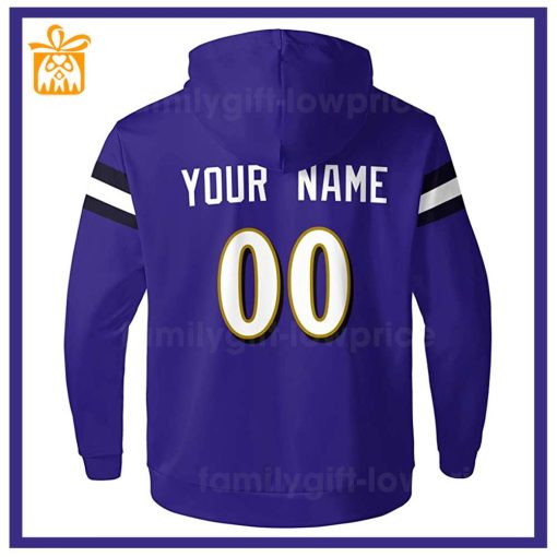 Custom NFL Hoodie Baltimore Ravens Hoodie Mens & Womens – Gifts for Football Fans