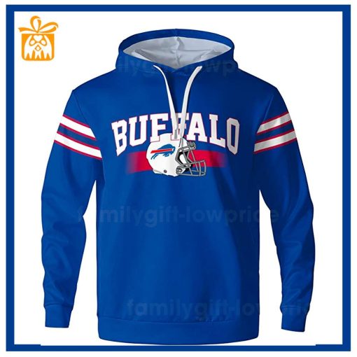 Custom NFL Hoodie Buffalo Bills Hoodie Mens & Womens – Gifts for Football Fans