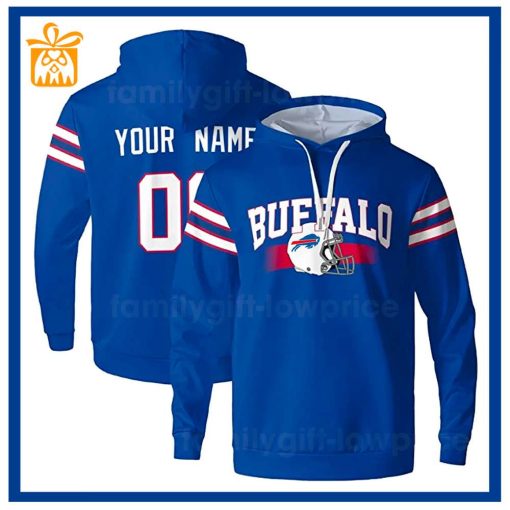 Custom NFL Hoodie Buffalo Bills Hoodie Mens & Womens – Gifts for Football Fans