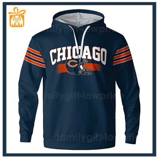 Custom NFL Hoodie Chicago Bears Hoodie Mens & Womens – Gifts for Football Fans