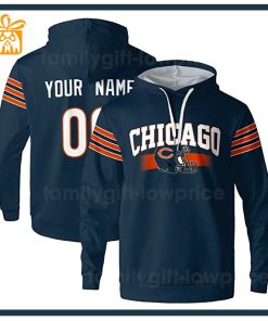Custom NFL Hoodie Chicago Bears Hoodie Mens & Womens - Gifts for Football Fans