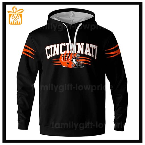 Custom NFL Hoodie Cincinnati Bengals Hoodie Mens & Womens – Gifts for Football Fans