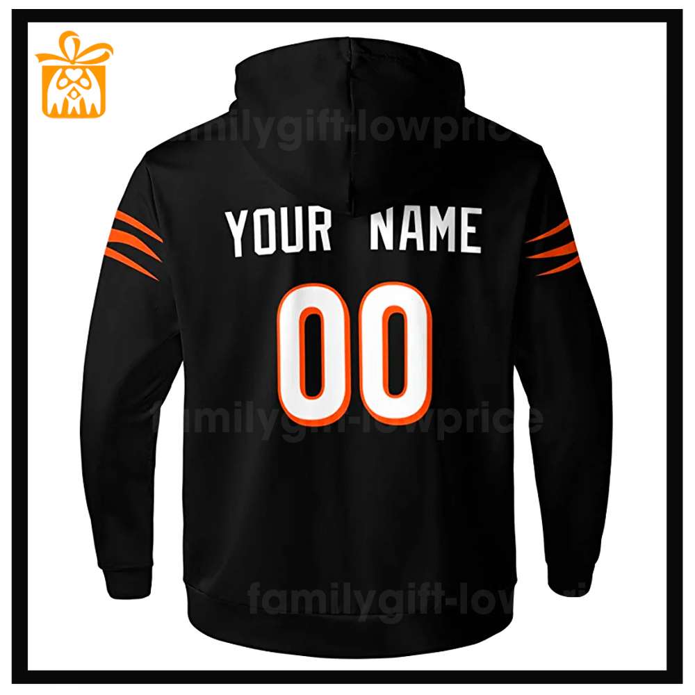 Custom NFL Hoodie Cincinnati Bengals Hoodie Mens & Womens - Gifts for Football Fans