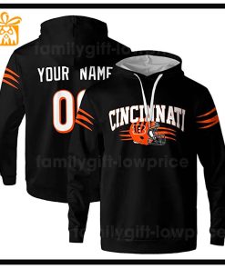 Custom NFL Hoodie Cincinnati Bengals Hoodie Mens & Womens - Gifts for Football Fans