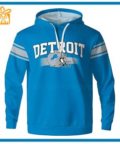 Custom NFL Hoodie Detroit Lions Hoodie Mens & Womens - Gifts for Football Fans