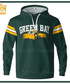 Custom NFL Hoodie Green Bay Packers Hoodie Mens & Womens - Gifts for Football Fans