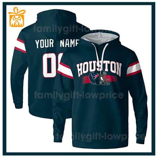 Custom NFL Hoodie Houston Texans Hoodie Mens & Womens – Gifts for Football Fans