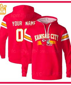 Custom NFL Hoodie Kansas City Chiefs Hoodie Mens & Womens - Gifts for Football Fans