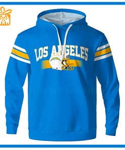 Custom NFL Hoodie Los Angeles Chargers Hoodie Mens & Womens - Gifts for Football Fans