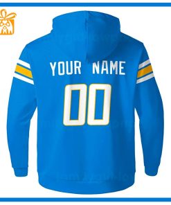 Custom NFL Hoodie Los Angeles Chargers Hoodie Mens & Womens - Gifts for Football Fans