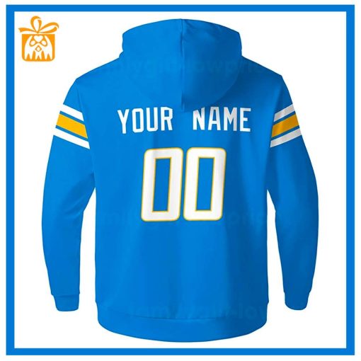 Custom NFL Hoodie Los Angeles Chargers Hoodie Mens & Womens – Gifts for Football Fans