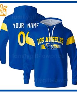 Custom NFL Hoodie LA Rams Hoodie Mens & Womens - Gifts for Football Fans