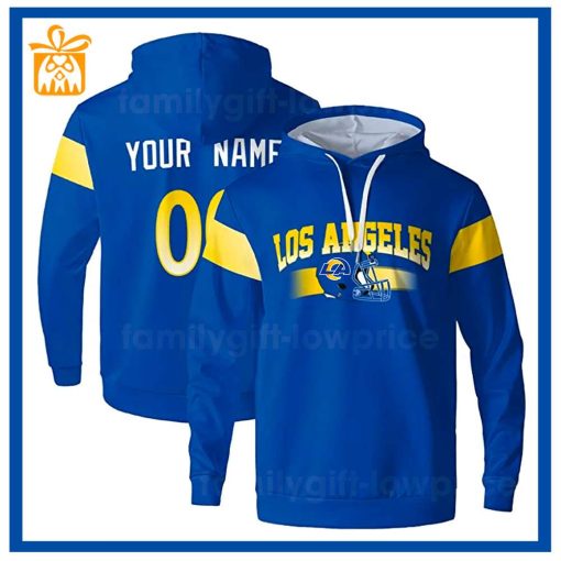 Custom NFL Hoodie LA Rams Hoodie Mens & Womens – Gifts for Football Fans
