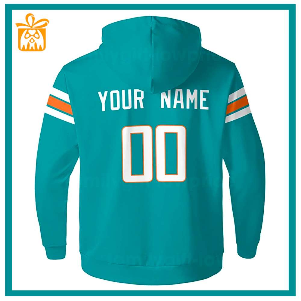 NFL Miami Dolphins Custom Name 3D Sweater 3D Gift For Men And Women