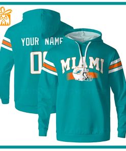 Custom NFL Hoodie Miami Dolphins Hoodie Mens & Womens - Gifts for Football Fans