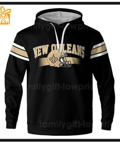 Custom NFL Hoodie New Orleans Saints Hoodie Mens & Womens - Gifts for Football Fans