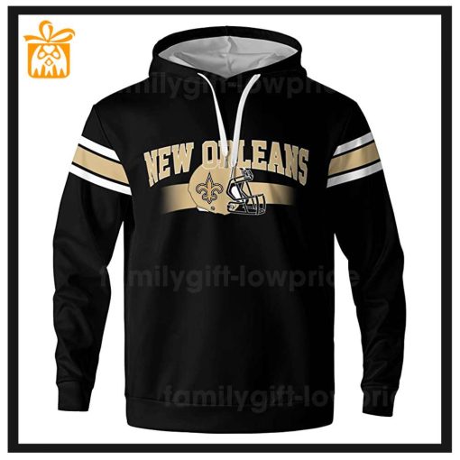 Custom NFL Hoodie New Orleans Saints Hoodie Mens & Womens – Gifts for Football Fans