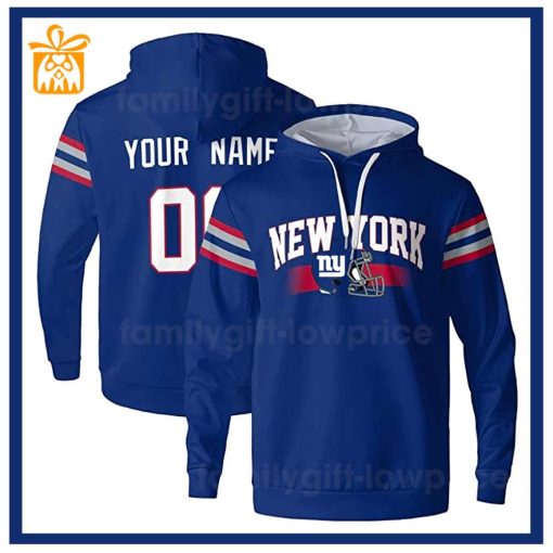 Custom NFL Hoodie New York Giants Hoodie Mens & Womens – Gifts for Football Fans