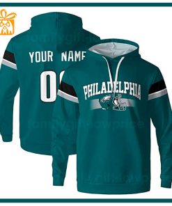 Custom NFL Hoodie Philadelphia Eagles Hoodie Mens & Womens – Gifts for Football Fans