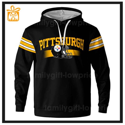 Custom NFL Hoodie Pittsburgh Steelers Hoodie Mens & Womens – Gifts for Football Fans