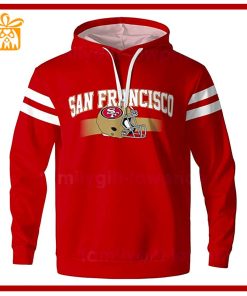 Custom NFL Hoodie San Francisco 49ers Hoodie Mens & Womens - Gifts for Football Fans