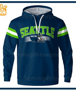 Custom NFL Hoodie Seahawks Hoodie Mens & Womens - Gifts for Football Fans