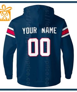 Custom NFL Hoodie New England Patriots Hoodie Mens & Womens - Gifts for Football Fans