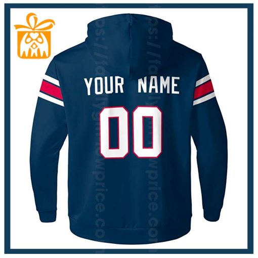Custom NFL Hoodie New England Patriots Hoodie Mens & Womens – Gifts for Football Fans