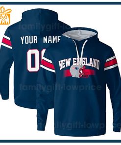 Custom NFL Hoodie New England Patriots Hoodie Mens & Womens - Gifts for Football Fans