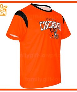 Custom Football NFL Bengals Shirt Cincinnati Bengals American Football Shirt with Custom Name and Number 1