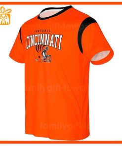 Custom Football NFL Bengals Shirt Cincinnati Bengals American Football Shirt with Custom Name and Number