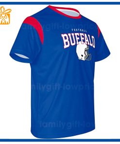 Custom Football NFL Bills Shirts Buffalo Bills American Football Shirt with Custom Name and Number 1