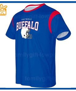 Custom Football NFL Bills Shirts Buffalo Bills American Football Shirt with Custom Name and Number