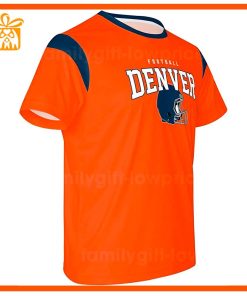 Custom Football NFL Broncos Shirt Denver Broncos American Football Shirt with Custom Name and Number 1 1