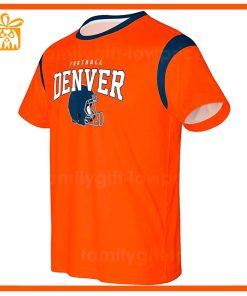 Custom Football NFL Broncos Shirt Denver Broncos American Football Shirt with Custom Name and Number