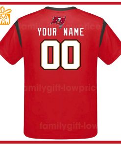 Custom Football NFL Buccaneers Shirt Tampa Bay Buccaneers American Football Shirt with Custom Name and Number 2