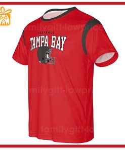 Custom Football NFL Buccaneers Shirt Tampa Bay Buccaneers American Football Shirt with Custom Name and Number