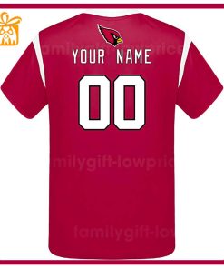 Custom Football NFL Cardinals Shirt Arizona Cardinals American Football Shirt with Custom Name and Number 2