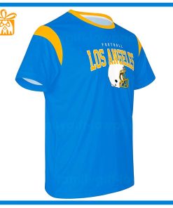 Custom Football NFL Chargers shirt LA Chargers American Football Shirt with Custom Name and Number 1