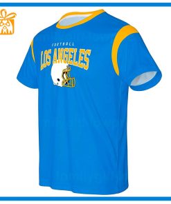 Custom Football NFL Chargers shirt LA Chargers American Football Shirt with Custom Name and Number