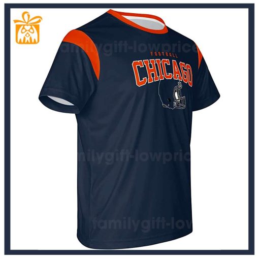 Custom Football NFL Chicago Bears Shirt for Men Women – Bears American Football Shirt with Custom Name and Number