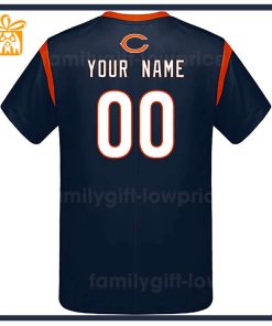 Custom Football NFL Chicago Bears Shirt Bears American Football Shirt with Custom Name and Number 2