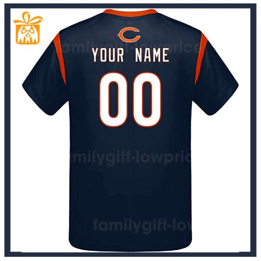 Custom Football NFL Chicago Bears Shirt for Men Women – Bears American Football Shirt with Custom Name and Number