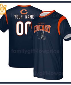 Custom Football NFL Chicago Bears Shirt for Men Women – Bears American Football Shirt with Custom Name and Number